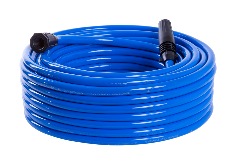 Mangueria Jardim Duplaflex Azul Plasbohn