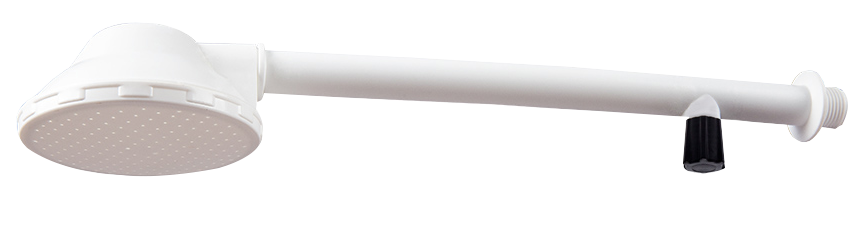 Ducha branca com registro 4