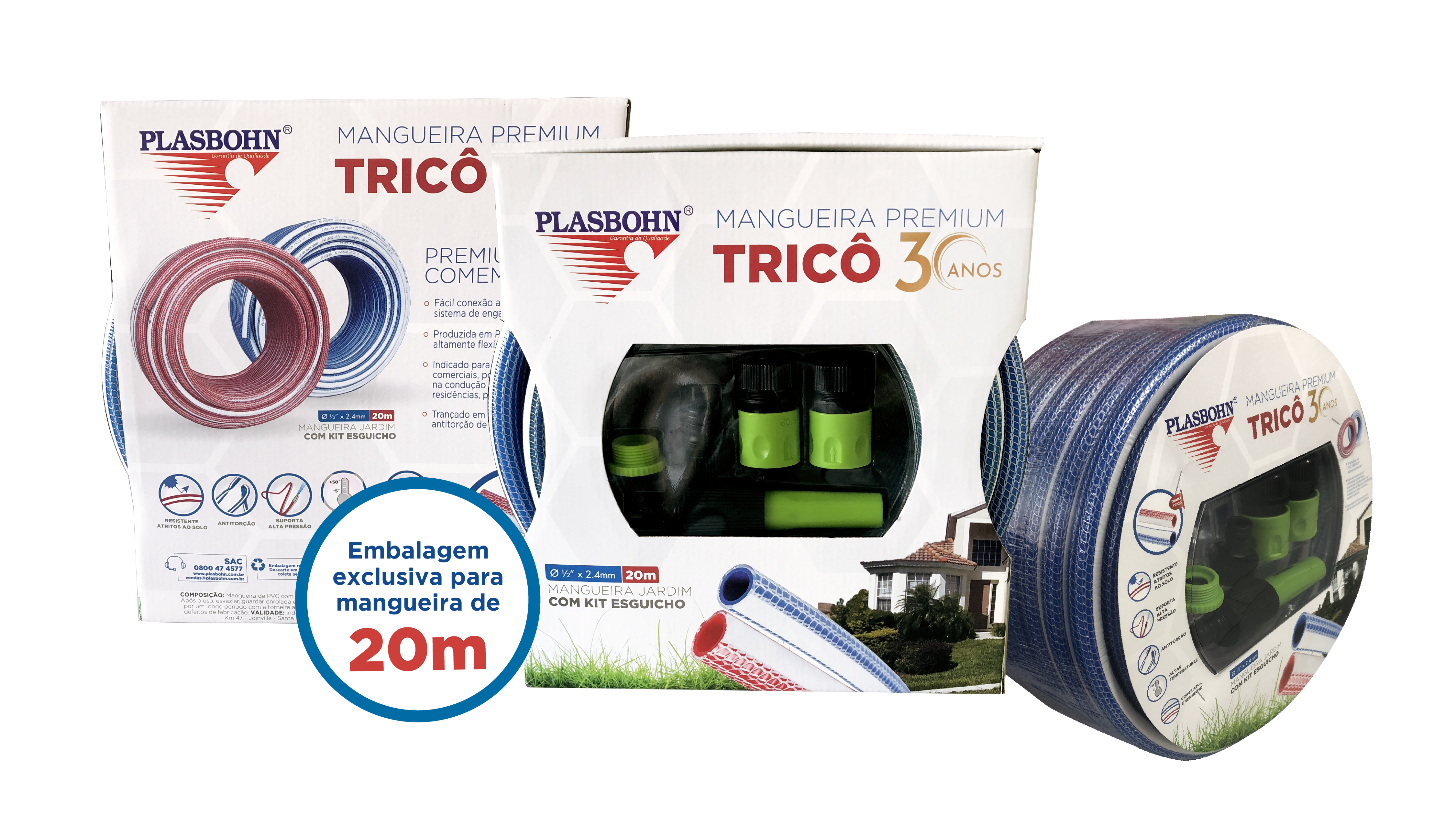 Mangueira Premium Tricô Trinta- Jogos – Plasbohn
